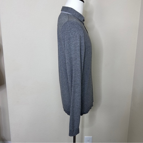 Ted Baker Long Sleeve Polo | Grey | Size (3) Medium - Picture 4 of 10